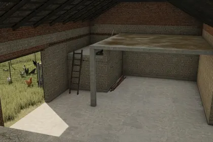 Efficient Chicken Barn Mod for Farming Simulator 25 – Chickens Always at Hand! — 3