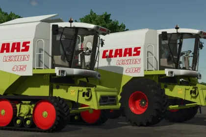 Ефективний Мод на Claas Lexion 400 для Farming Simulator 25
