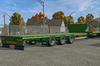 Efficient Camara Straw Transport Trailer for Farming Simulator 25