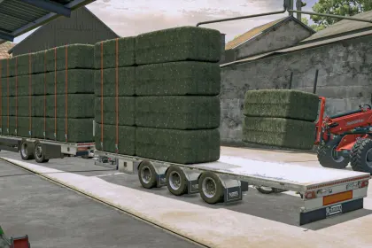 Effektiver Camara Straw Transport Trailer für Farming Simulator 25 — 3