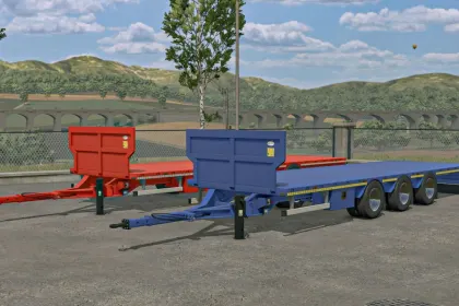Effektiver Camara Straw Transport Trailer für Farming Simulator 25 — 4