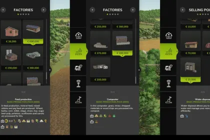 Ефективний Мод на Основний Виробничий Пак для Farming Simulator 25 — 2