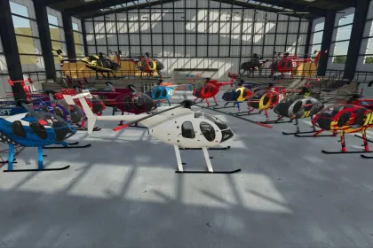 Ефективний Гелікоптер MD Helicopters MD 500 для Farming Simulator 25 — 2