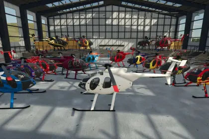 Ефективний Гелікоптер MD Helicopters MD 500 для Farming Simulator 25 — 4