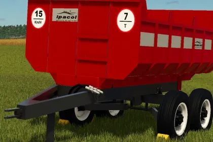 Effizienter Trailer Ipacol 7T für Farming Simulator 25 — 2