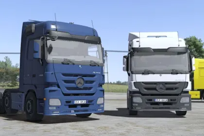 Ефективний Вантажівка Mercedes Actros MP3 для Farming Simulator 25