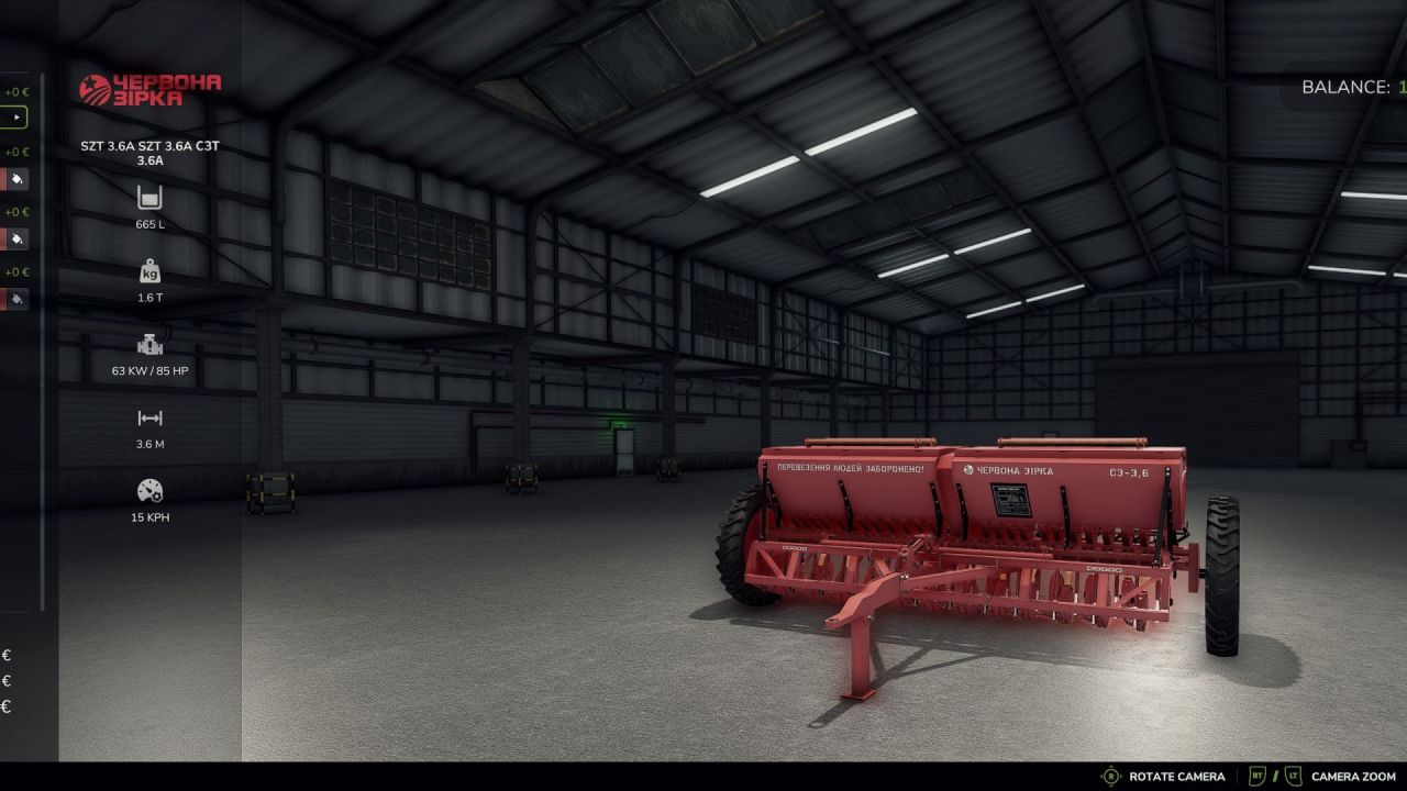 Ефективний Мод SZT 3.6A для Farming Simulator 25