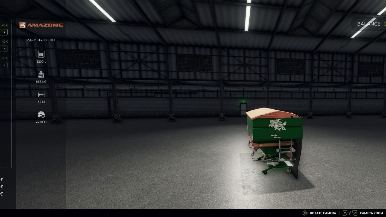Ефективний Розкидач Добрив Amazone ZA-TS 4200 для Farming Simulator 25