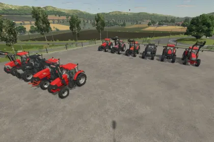 Efektywny Traktor Case IH Maxxum MX i McCormick MTX do Farming Simulator 25