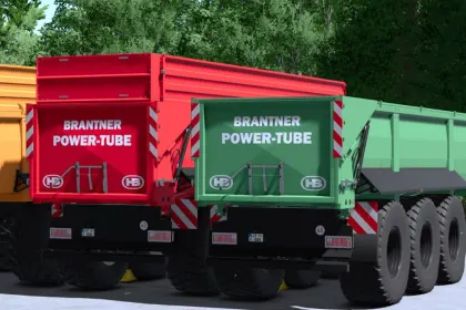 Ефективний Причіп Brantner TR 34090/2 PT+ для Farming Simulator 25 — 2