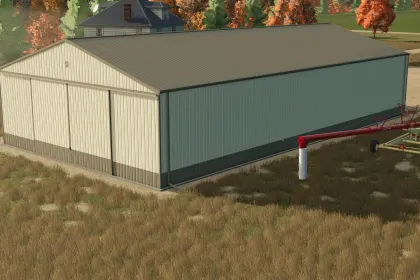 Мод на складський ангар 105×60 для Farming Simulator 25 — 1