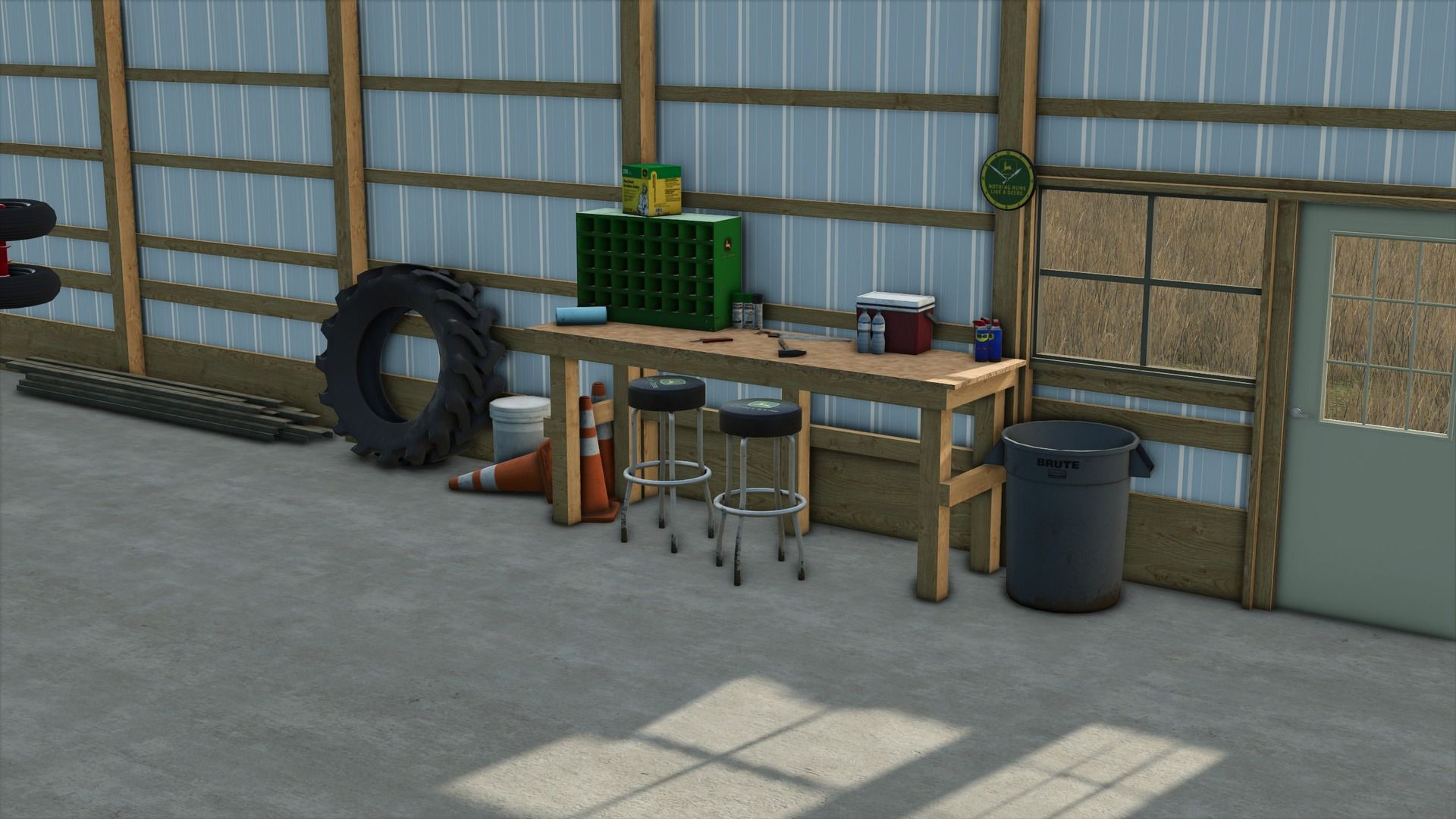 Мод на складський ангар 105×60 для Farming Simulator 25