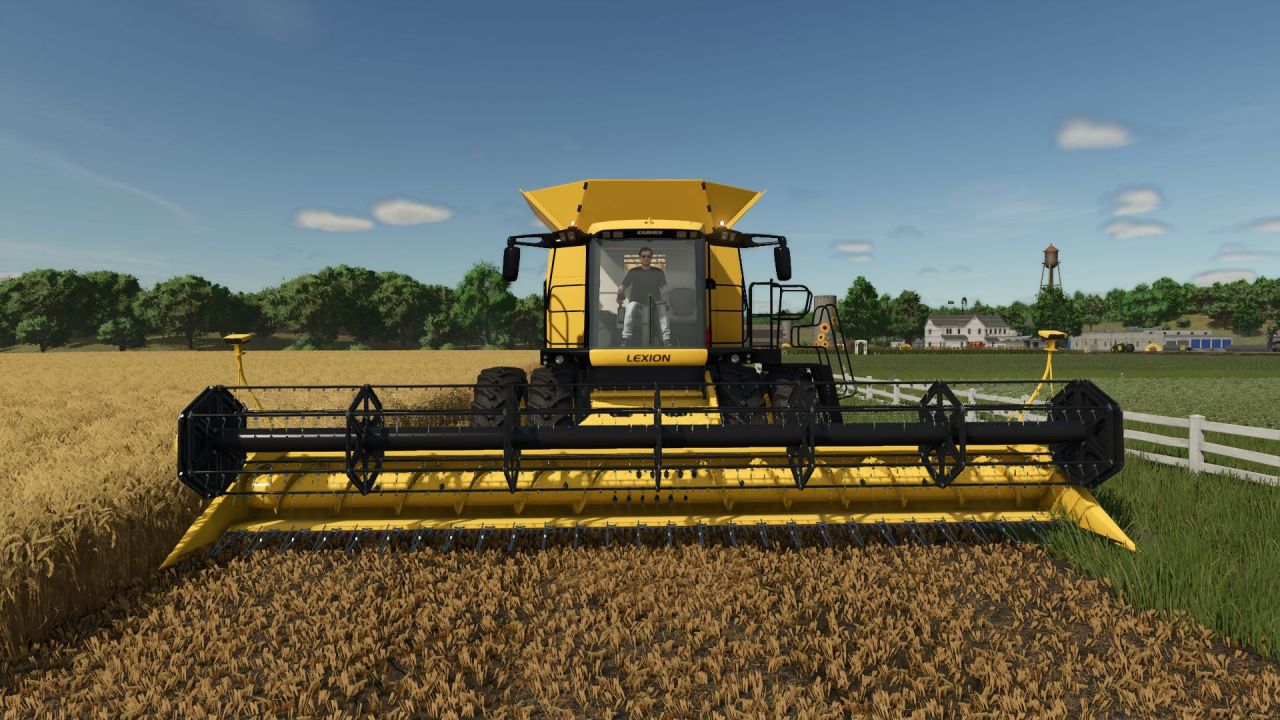 Ефективний Комбайн CAT Lexion 560-590 для Farming Simulator 25