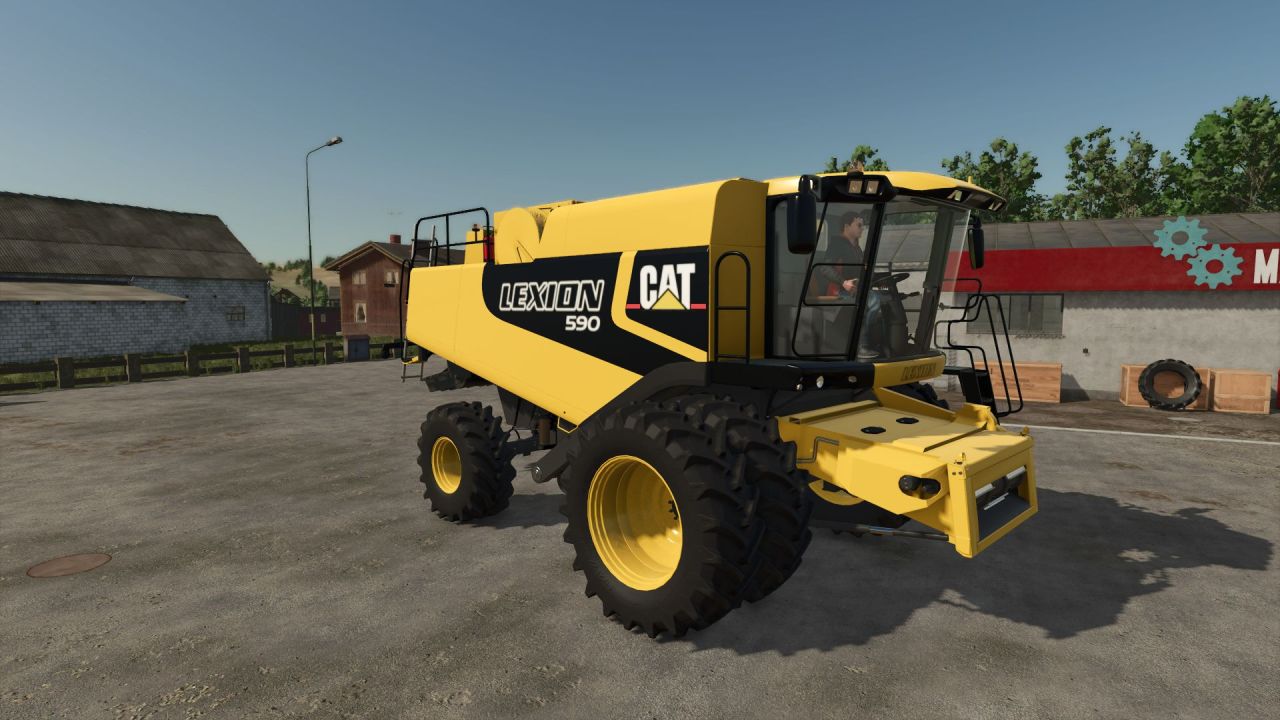 Efficient Combine CAT Lexion 560-590 for Farming Simulator 25