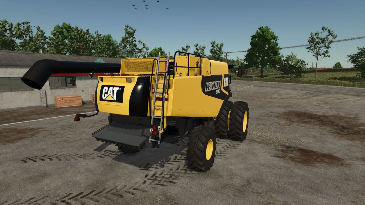 Efficient Combine CAT Lexion 560-590 for Farming Simulator 25