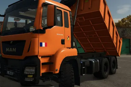 Efficient Truck MAN TGS 6x6 for Farming Simulator 25 — 3