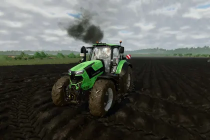 МодExhaust Plus додає реалістичний дим, повністю замінюючи стандартний вихлоп для Farming Simulator 25 — 3