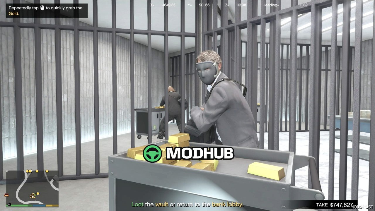 Величезні банківські пограбування: захоплюючий мод для GTA 5