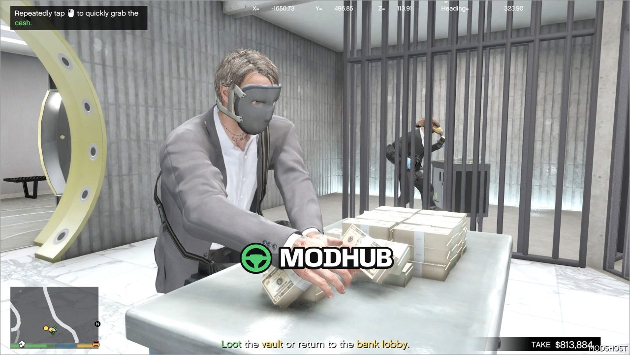 Величезні банківські пограбування: захоплюючий мод для GTA 5