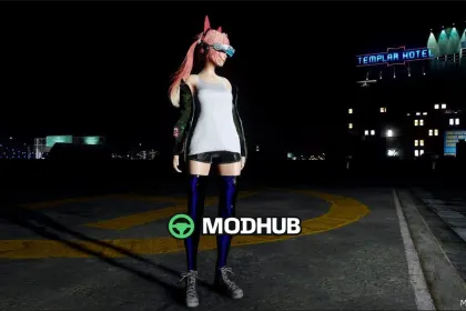 Cyberpunk Girl ADD: Spannender Spieler-Mod