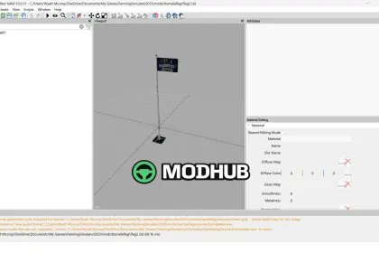 Мод на Декор Kamala Harris 2028 Flag v1.0.0.0 для Фермер Симулятор 25