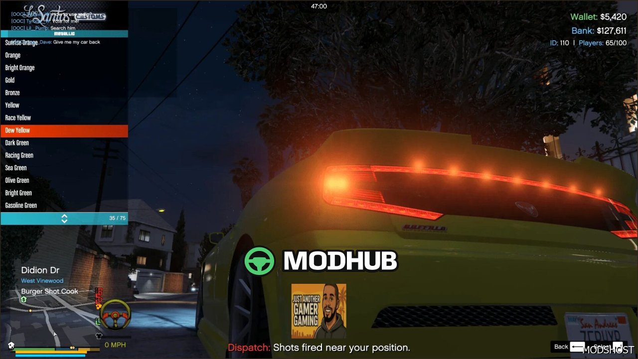 Скрипт Моду Керування з Оверлеєм для GTA V - Реалістичний та Інтуїтивний