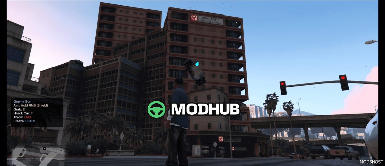 Потужний Гравітаційний Пістолет та Телепортація | GTA 5 Мод