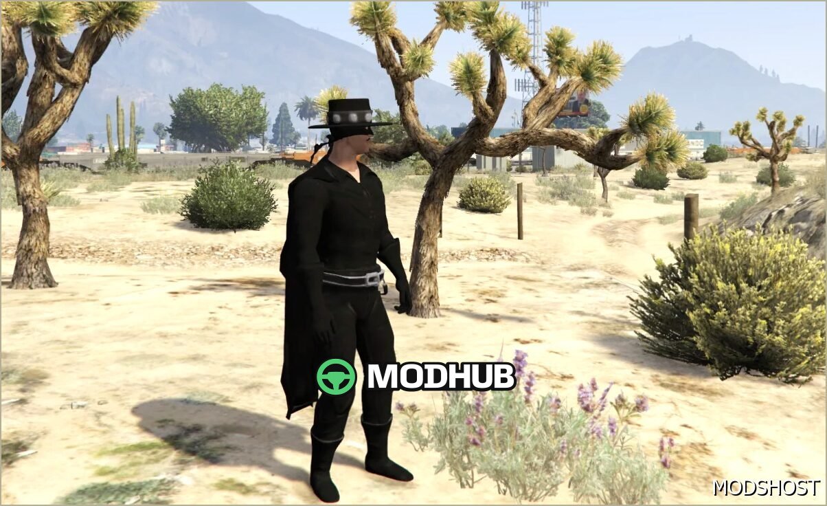 Зорро: елегантний мод для персонажа GTA V