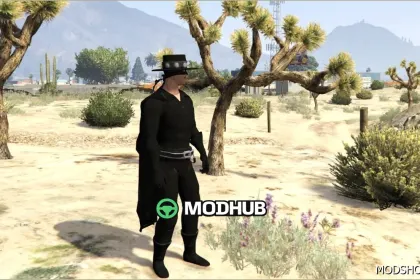 Зорро: елегантний мод для персонажа GTA V — 2