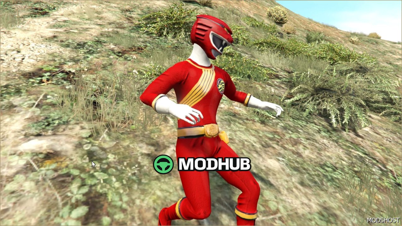 Дикий Силач Червоний Рейнджер - Вражаючий Мод для Гравця