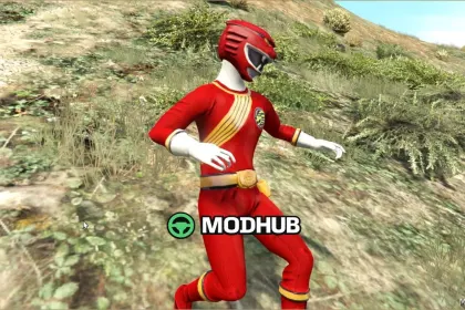 Wild Force Roter Ranger - Beeindruckendes Spieler-Mod — 4