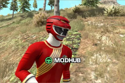 Wild Force Roter Ranger - Beeindruckendes Spieler-Mod — 5