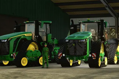 Mocny Traktor John Deere 9RX High-Horsepower Series do Efektywnego Rolnictwa