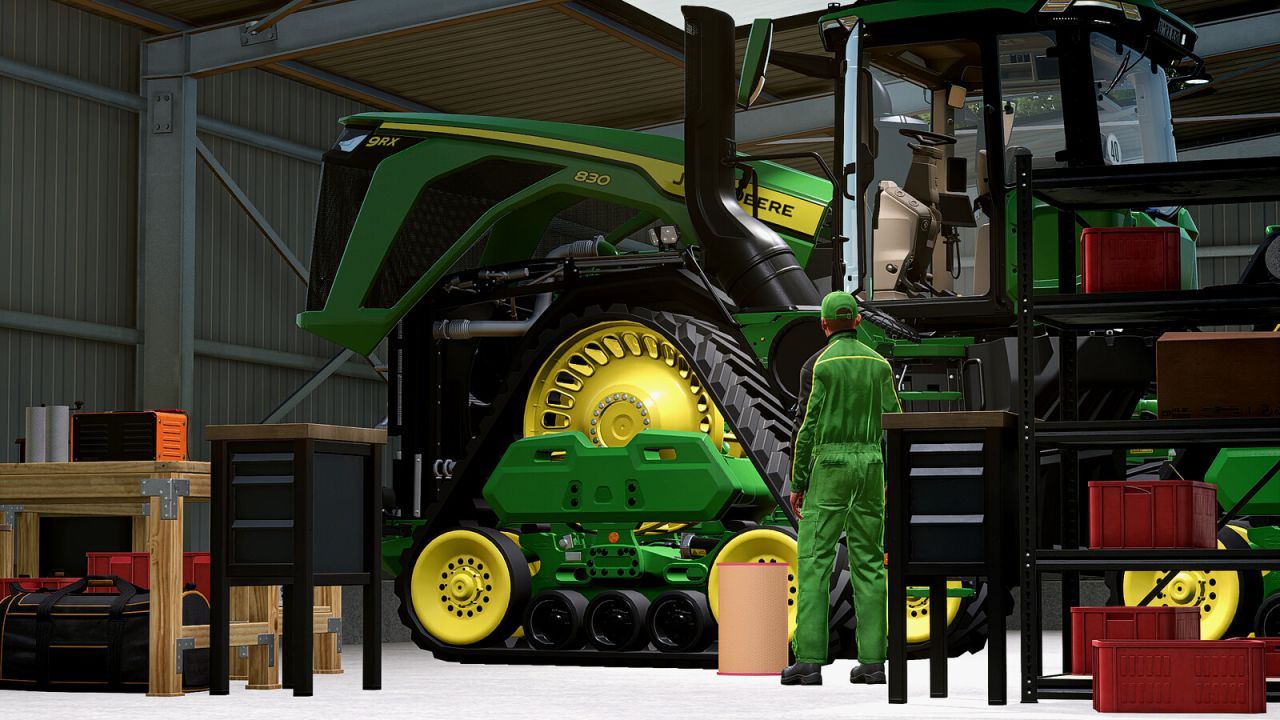 Потужний Трактор John Deere 9RX High-Horsepower Series для Ефективного Землеробства