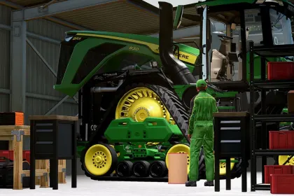 Leistungsstarker Traktor John Deere 9RX High-Horsepower Series für effiziente Landwirtschaft — 5