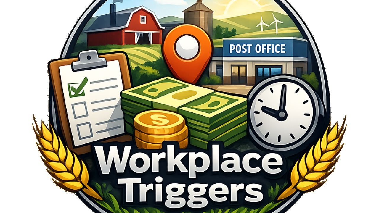 Ефективний Мод Workplace Triggers для Farming Simulator 25