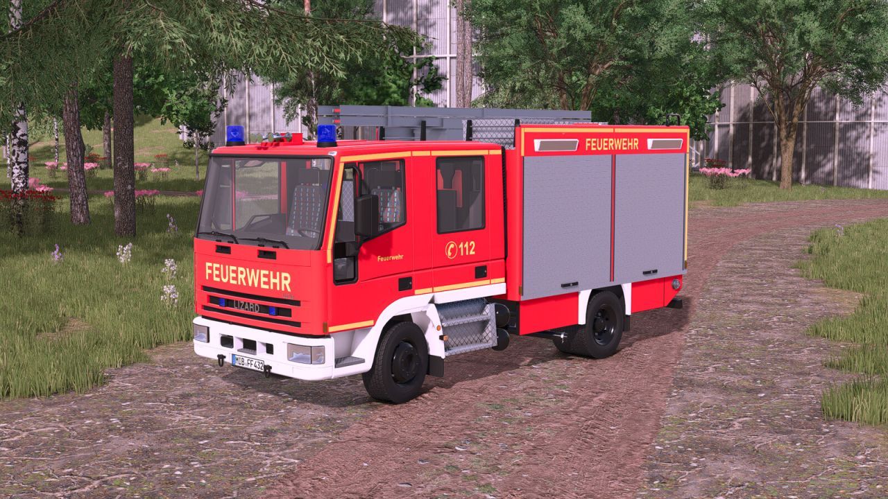 Ефективний Пожежний Автомобіль Lizard Unifire LF16/12 для Farming Simulator 25