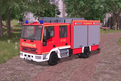 Efektywny Wóz Strażacki Lizard Unifire LF16/12 do Farming Simulator 25