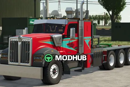 Мод на Автомобілі Kenworth W990 для Фермер Симулятор 25 — 1