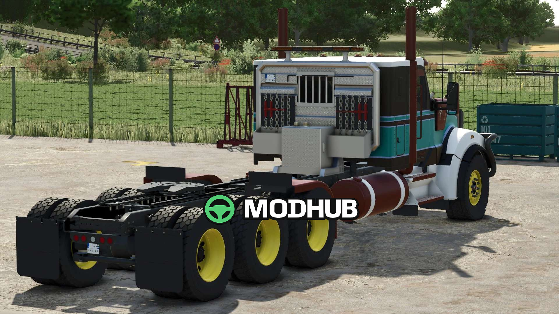 Мод на Автомобілі Kenworth W990 для Фермер Симулятор 25 - Скріншоти