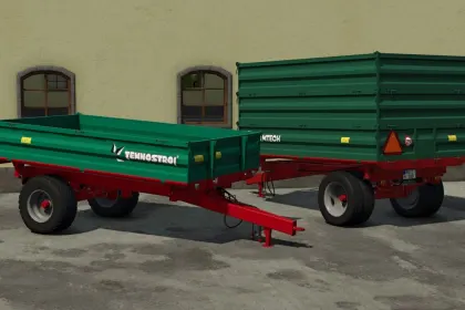 Ефективний Причіп Farmtech ETK 400 для Вашого Господарства