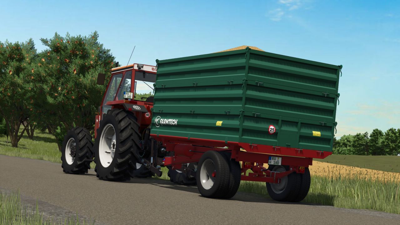 Ефективний Причіп Farmtech ETK 400 для Вашого Господарства