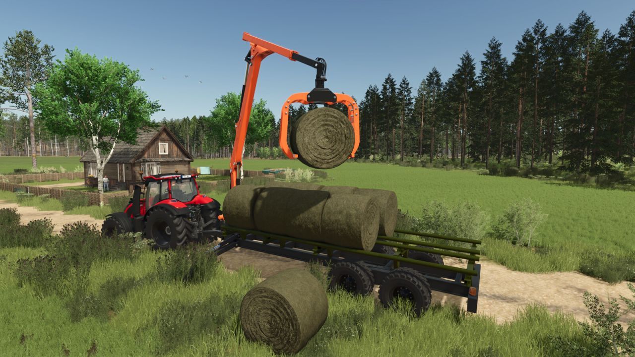 Ефективний Причіп Bale Crane для Легкого Транспортування Тюків