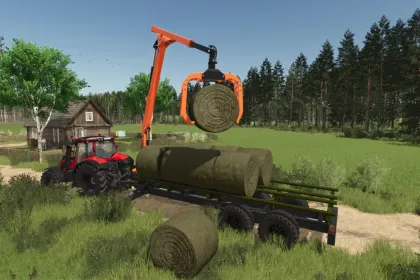 Effektiver Bale Crane Anhänger für den leichten Transport von Ballen — 2