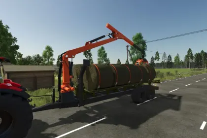 Effektiver Bale Crane Anhänger für den leichten Transport von Ballen — 3