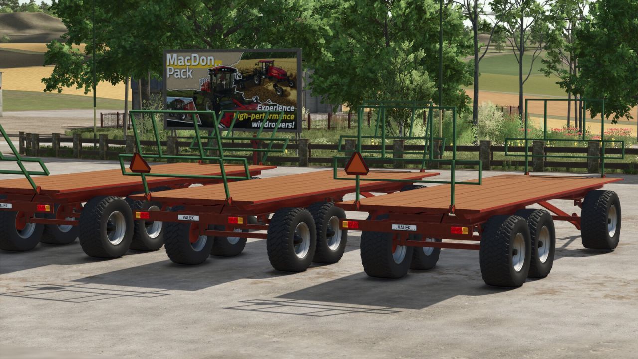 Ефективний Прицеп Homemade Bale Trailer для Farming Simulator 25