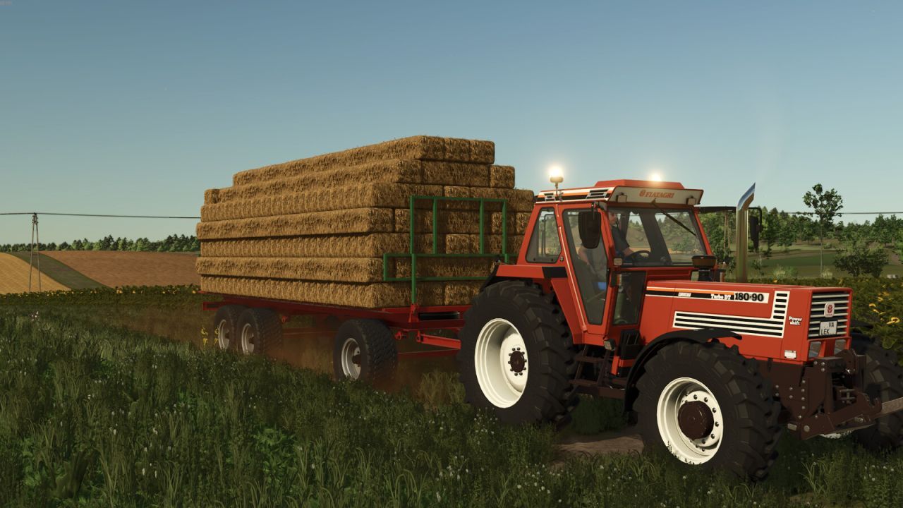 Ефективний Прицеп Homemade Bale Trailer для Farming Simulator 25