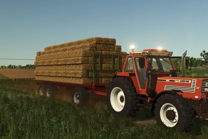 Effizienter Homemade Bale Trailer für Farming Simulator 25 — 3