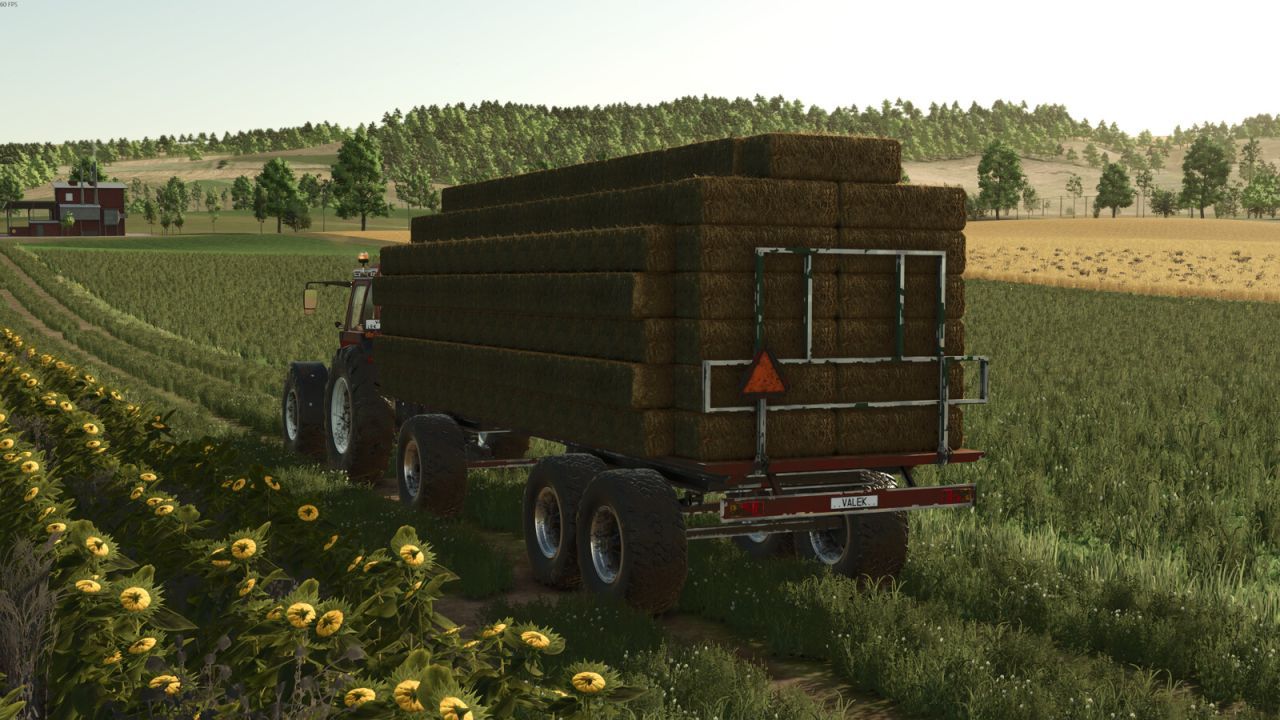 Ефективний Прицеп Homemade Bale Trailer для Farming Simulator 25