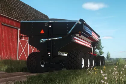 Ефективний Мод Balzer Field Floater 7 Grain Cart для Farming Simulator 25 — 3